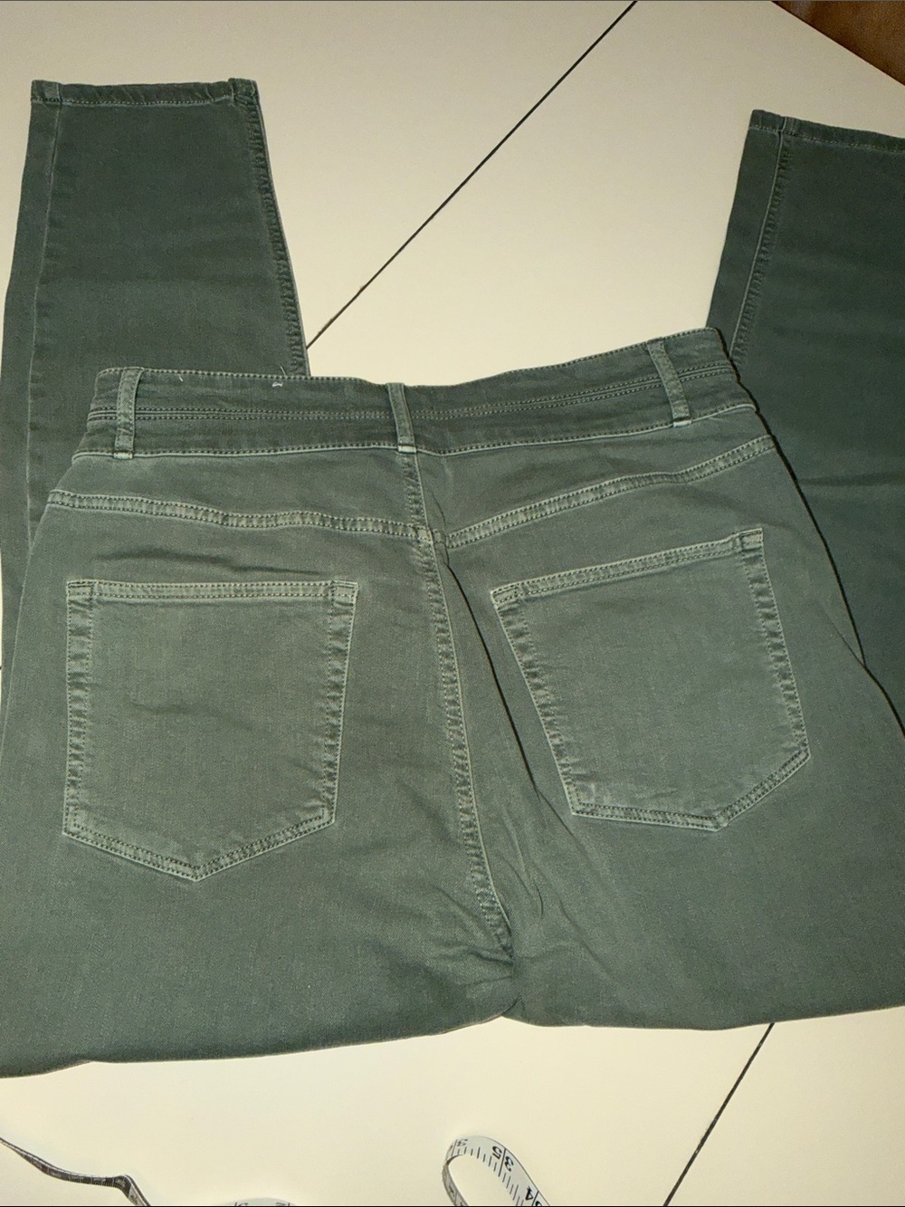LOFT Skinny Jeans in Moss Green - Picture 7 of 7